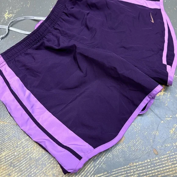 Nike 4’ Running Fitness Shorts Purple Lavender Workout Court 519819-584 Ace - Picture 5 of 12
